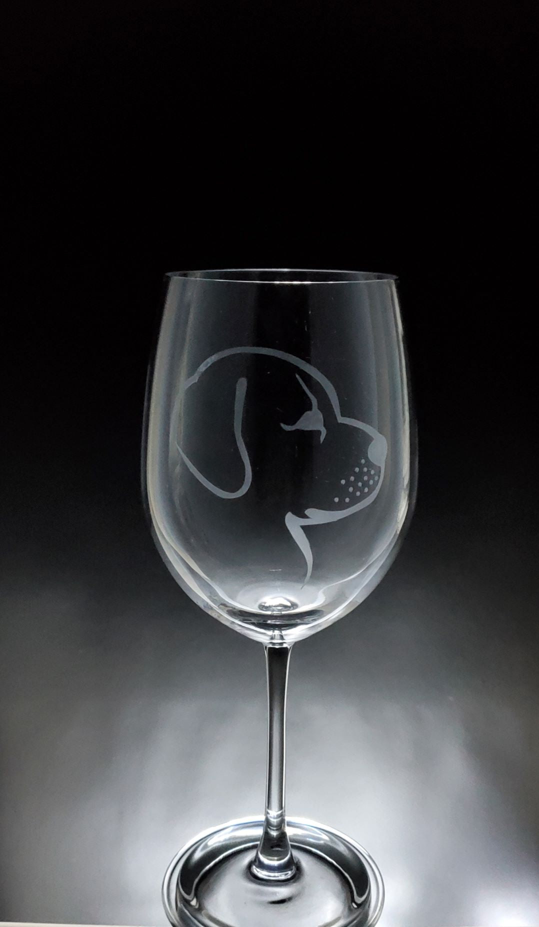 Verre gravé | Chiot