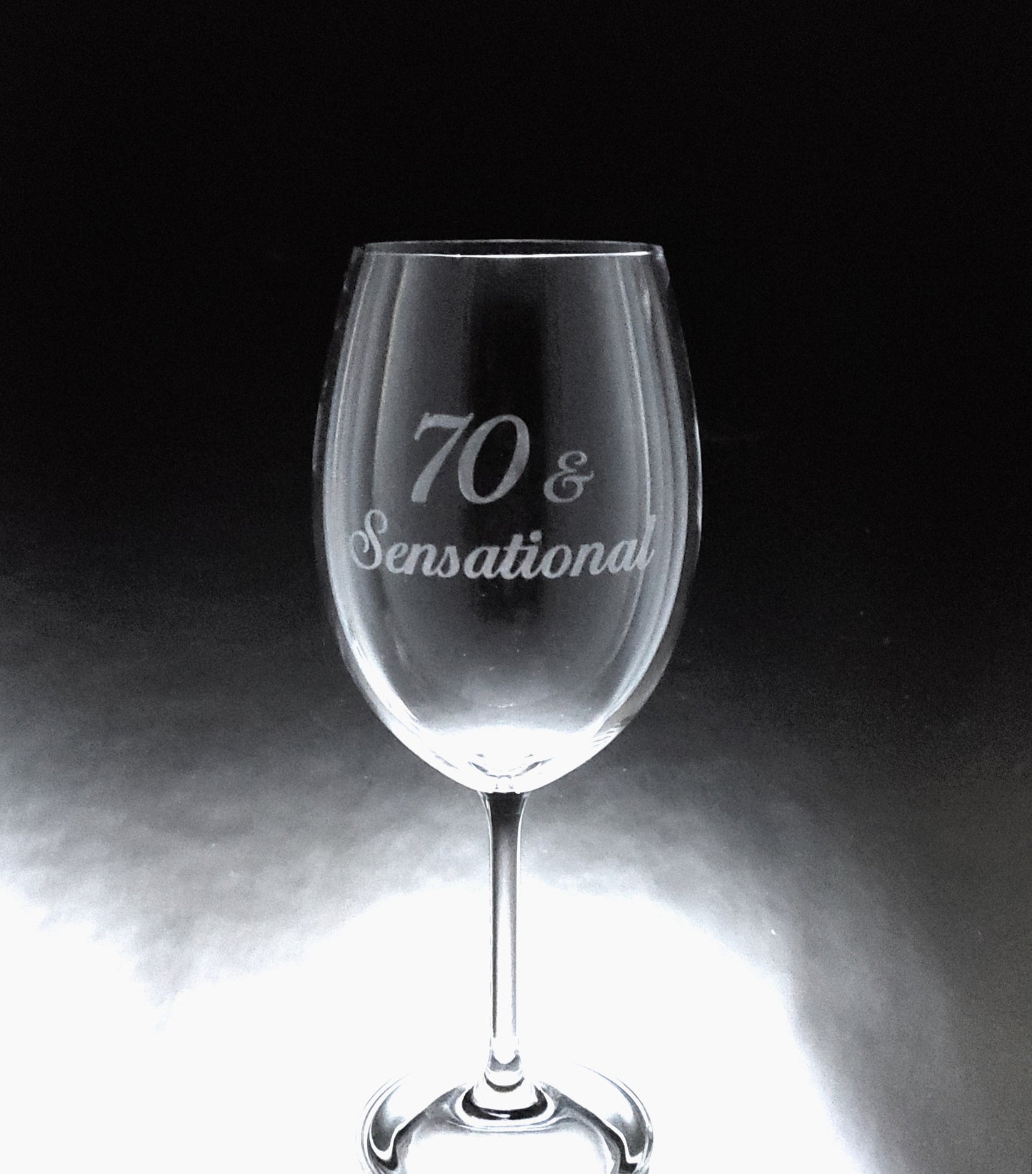 Verre gravé | (chiffre) et Sensationnal