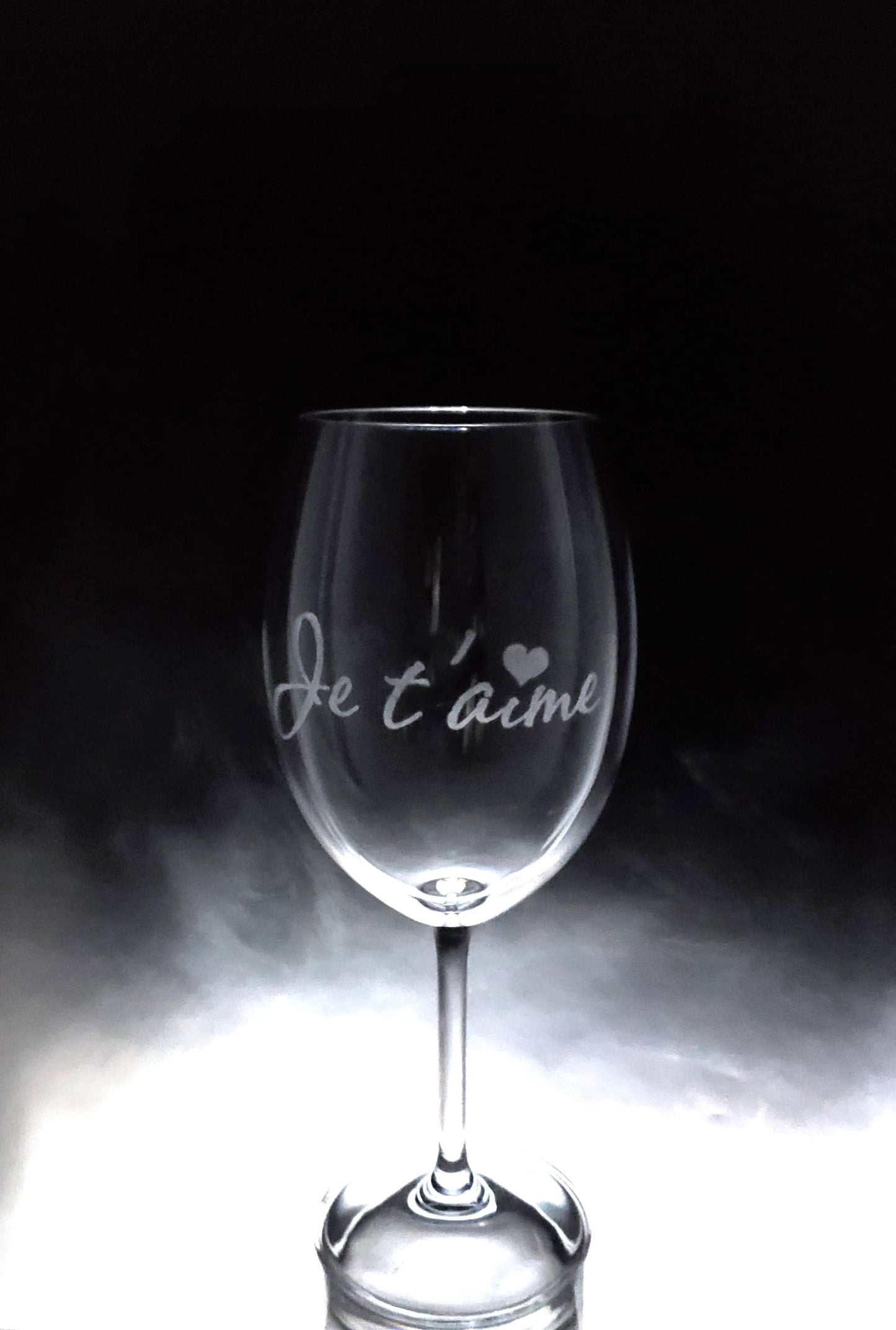 Verre gravé | Je t'aime