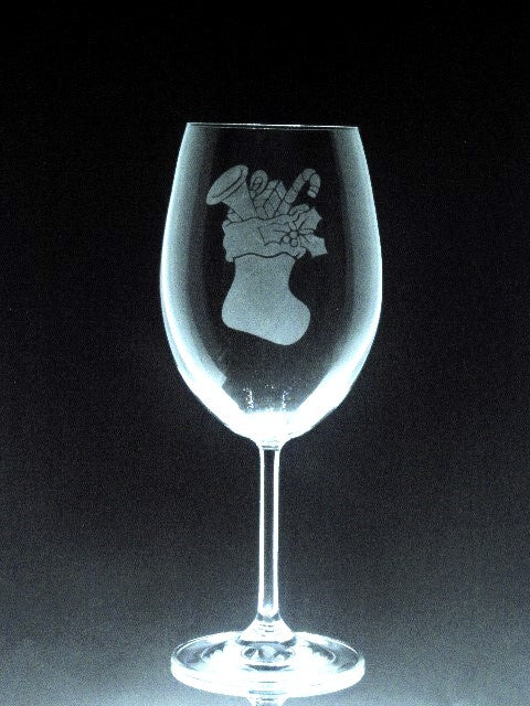 Verre gravé | Bas de Noël
