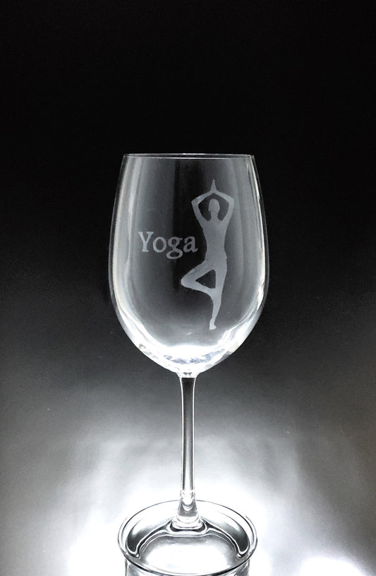 Verre gravé | Yoga