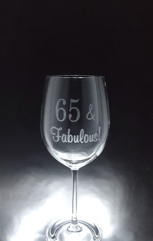 Verre gravé  | Chiffre and fabulous