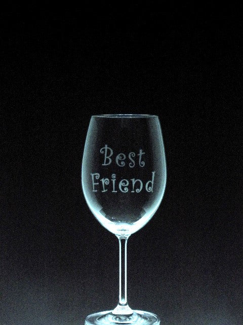 Verre gravé | Best friend