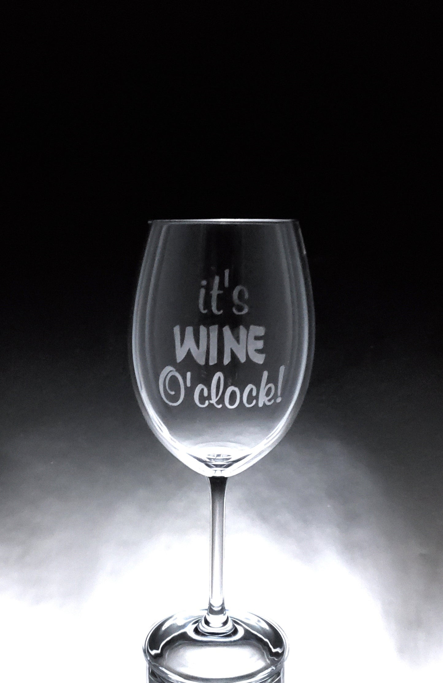 Verre gravé | It's wine o'clock