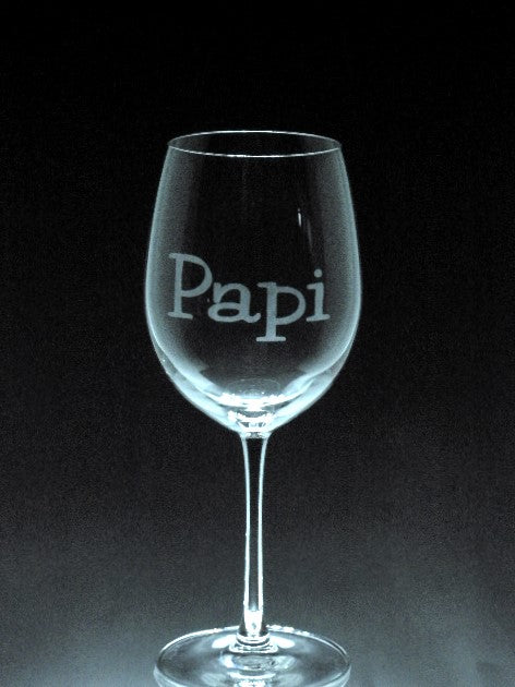 Verre gravé | Papi