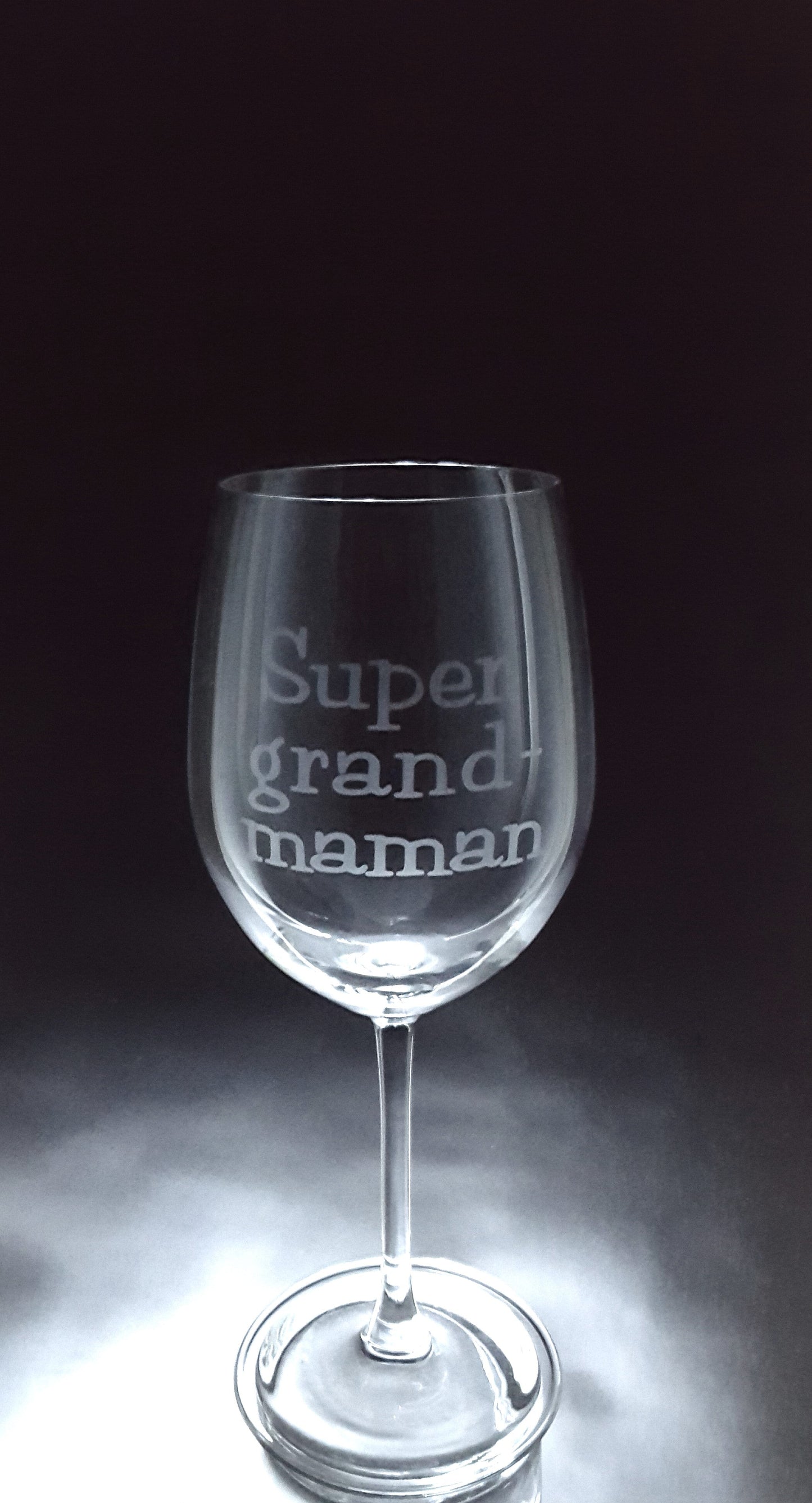 Verre gravé | Super Grand-Maman