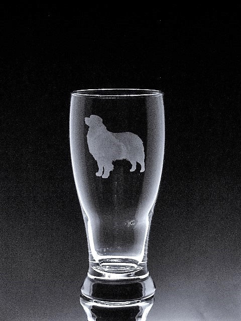 Verre gravé | Chien Bouvier